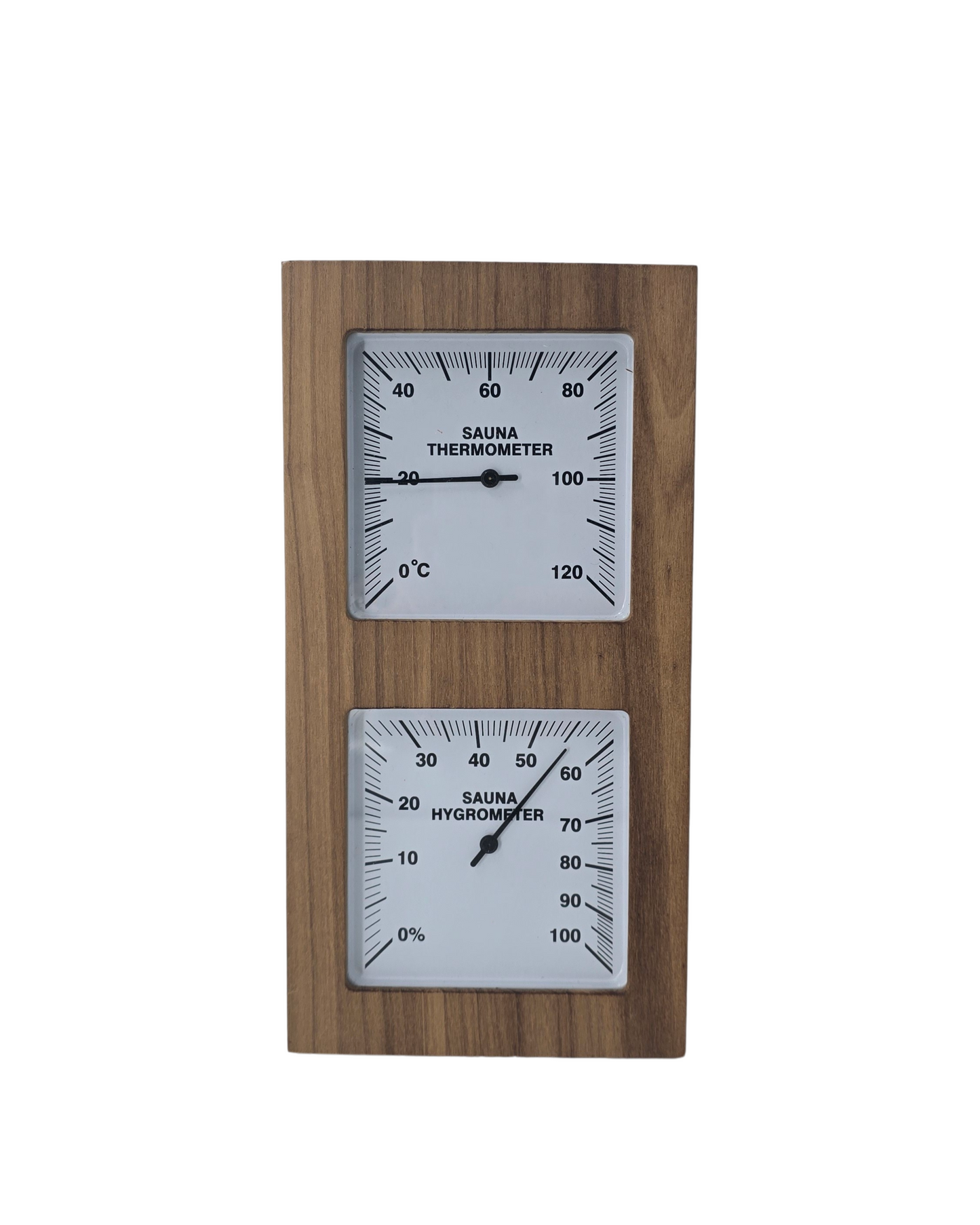 Lämpö- ja Kosteusmittari, Lämpökäsitelty Haapa, Valkoinen