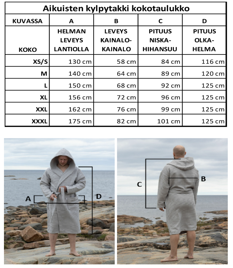 Aikuisten Kylpytakki, Keltainen Design