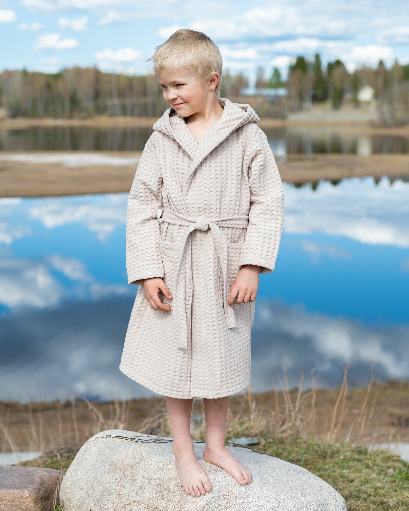 Lasten Kylpytakki, Keltainen Design