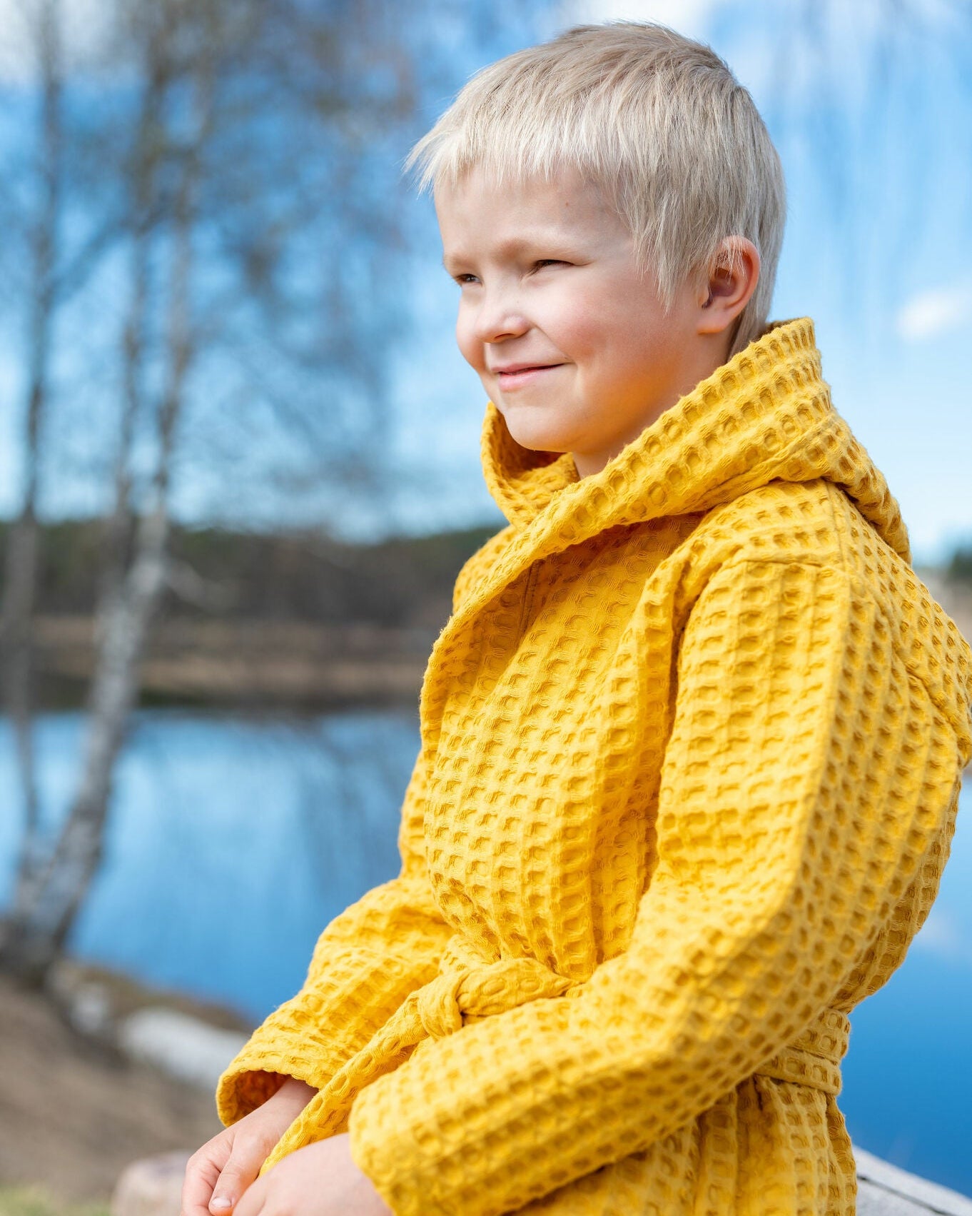 Lasten Kylpytakki, Keltainen Design